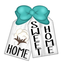 WHD Home Sweet Home Double Tag Cotton