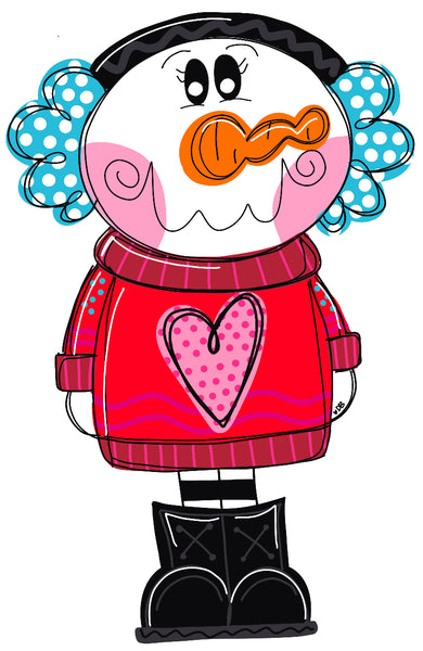 DBD Valentine Snowman