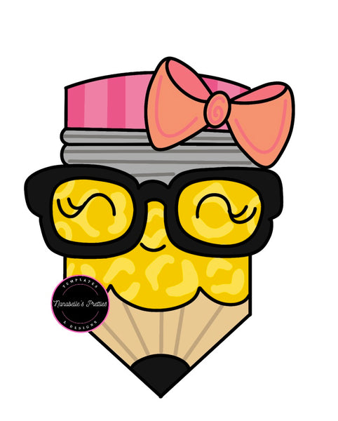 NBP Glasses Pencil Bow