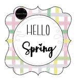 NBP Hello Spring Plaque 1