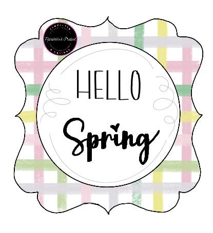 NBP Hello Spring Plaque 1