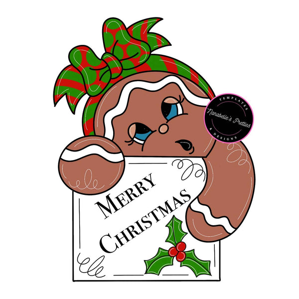 NBP Gingerbread Chistmas Sign