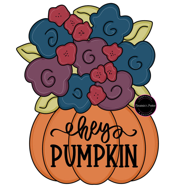 NBP Hey Floral Pumpkin