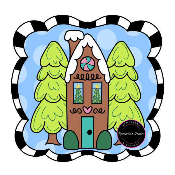 NBP Gingerbread House Plaque