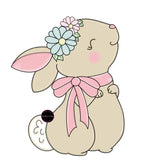 NBP Floral Bunny with Bow