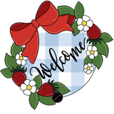 NBP Welcome Strawberry Plaque