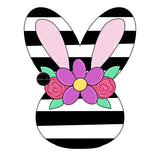 NBP Bunny Head With Flowers