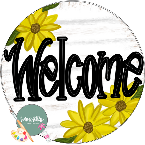HHJ Fall Sunflower Farmhouse Welcome