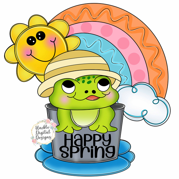 HDD Frog Rainbow Bucket