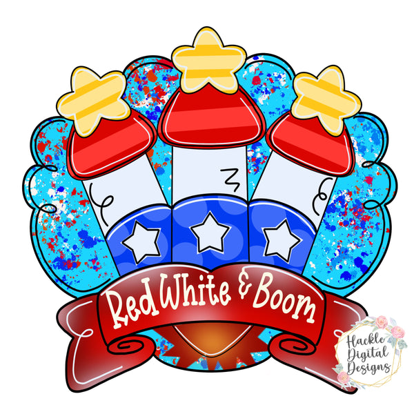 HDD Red White And Boom