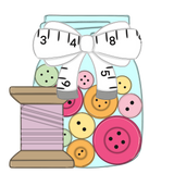 WHD Jar of Buttons Sewing Notions