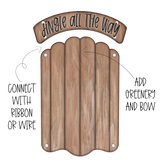 WHD Jingle All The Way Ribbon Sled