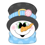 WHD Jolly Winter Snowman Face