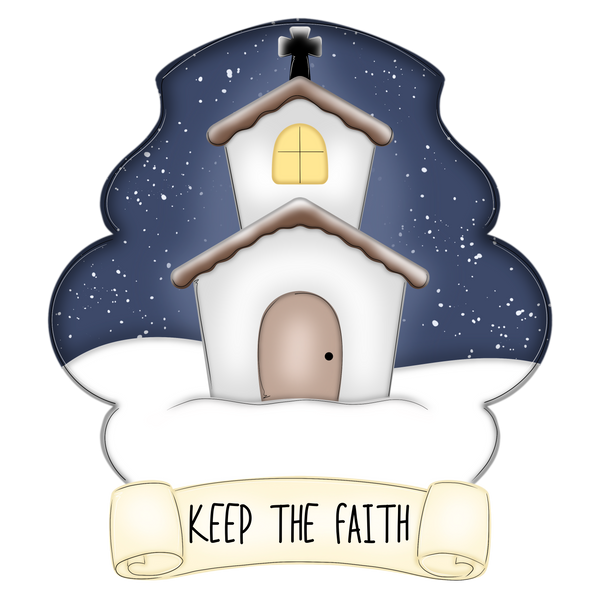 WHD Keep the Faith Chapel Banner Fancy Frame