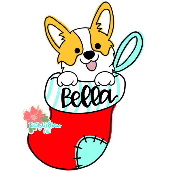KWA Stocking Corgi
