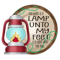 WHD Lamp Unto My Feet Round