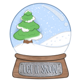 WHD Let It Snow Winter Wonderland Snow Globe