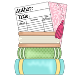 WHD Library Card Book Stack