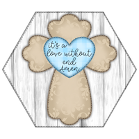 WHD Love Without End Amen Cross Octagon Frame