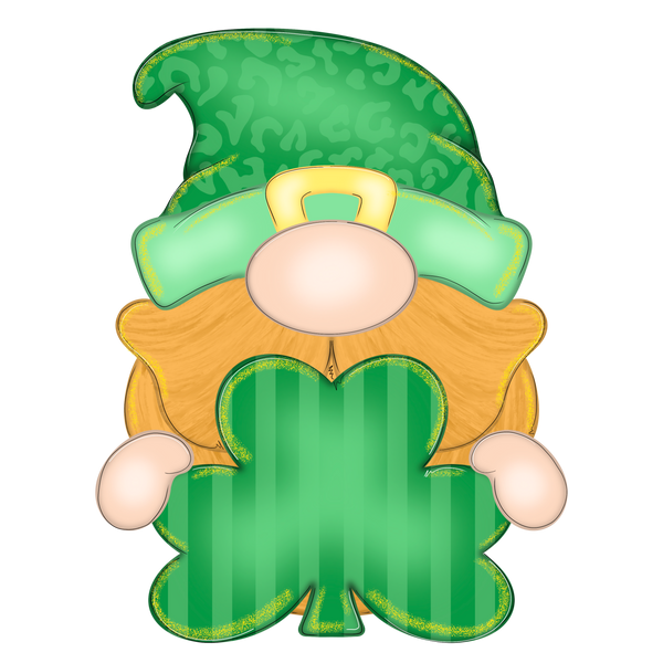 WHD Lucky Shamrock Peeking Gnome