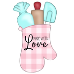 WHD Made With Love Baking Oven Mitt