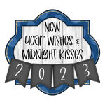 WHD New Years Wishes Midnight Kisses Frame