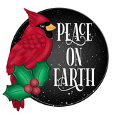 WHD Peace On Earth Cardinal Round