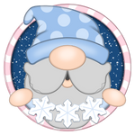 WHD Peekaboo Winter Gnome