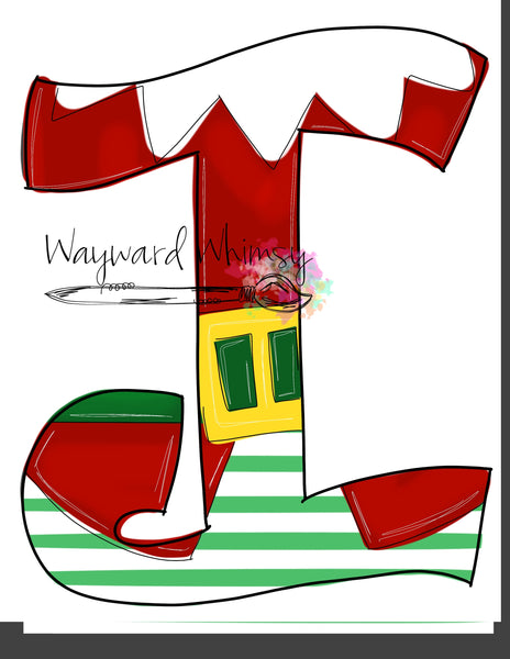 WWW Christmas Elf Letter I