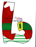 WWW Christmas Elf Letter L