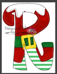 WWW Christmas Elf Letter R