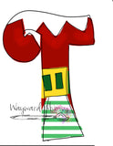 WWW Christmas Elf Letter T