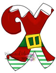 WWW Christmas Elf Letter X