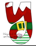 WWW Christmas Elf Letter Y