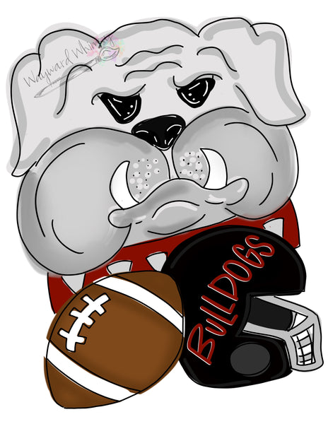 WWW Bulldog Mascot