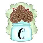 WHD Pinecone Mason Jar Frame