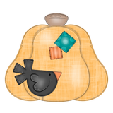 WHD Primitive Patchwork Pumpkin