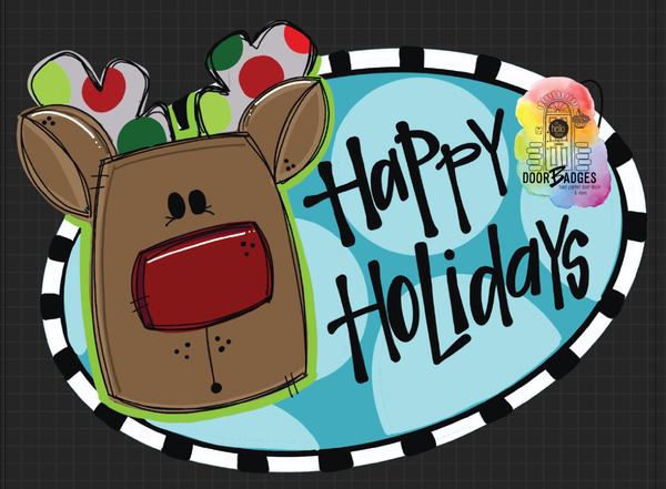 DBD Happy Holidays Reindeer