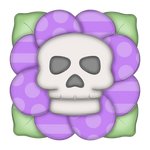 WHD Retro Flower Halloween Skull