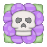 WHD Retro Flower Halloween Skull