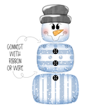 WHD Ribbon Body Snowman
