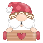 WHD Rolling Pin Gingerbread Santa Gnome