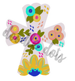 DDS Floral Cross