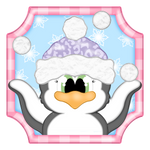 WHD Snowball Penguin Peekaboo Frame