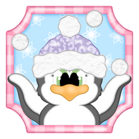 WHD Snowball Penguin Peekaboo Frame