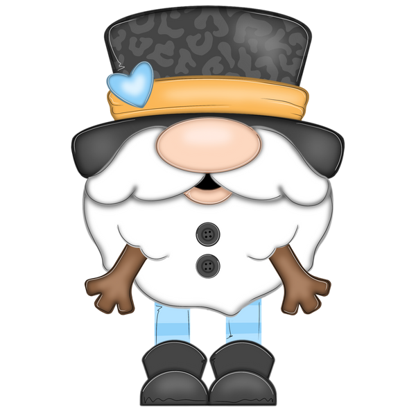 WHD Snowman Gnome Ribbon Legs