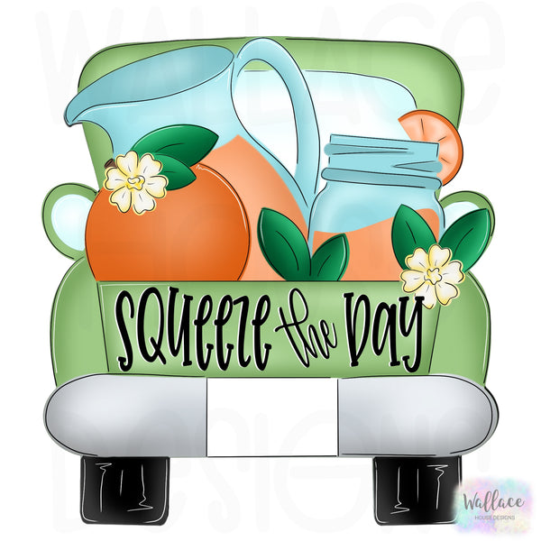 WHD Squeeze the Day Orange Truck Bed