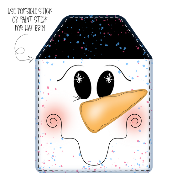 WHD Stitched Snowman Tag 2