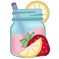 WHD Strawberry Lemonade Mason Jar