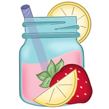 WHD Strawberry Lemonade Mason Jar